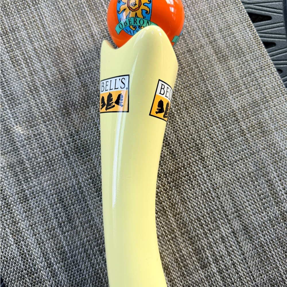 Oberon Ale Bell's Brewery beer tap handle- interchangeable ball